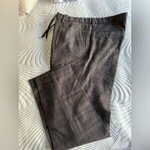 TODD SNYDER PLAID SLACKS XL